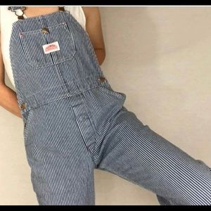 Vintage Roundhouse Denim Overalls 34X32